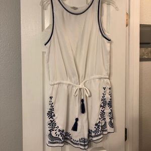 Loft Lace Detail Romper